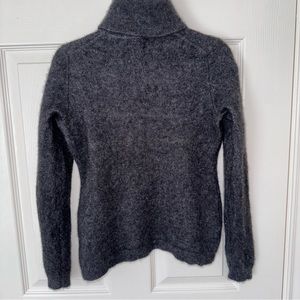 Charter Club Luxury Sweater high neck 100% Cashmere Gray M